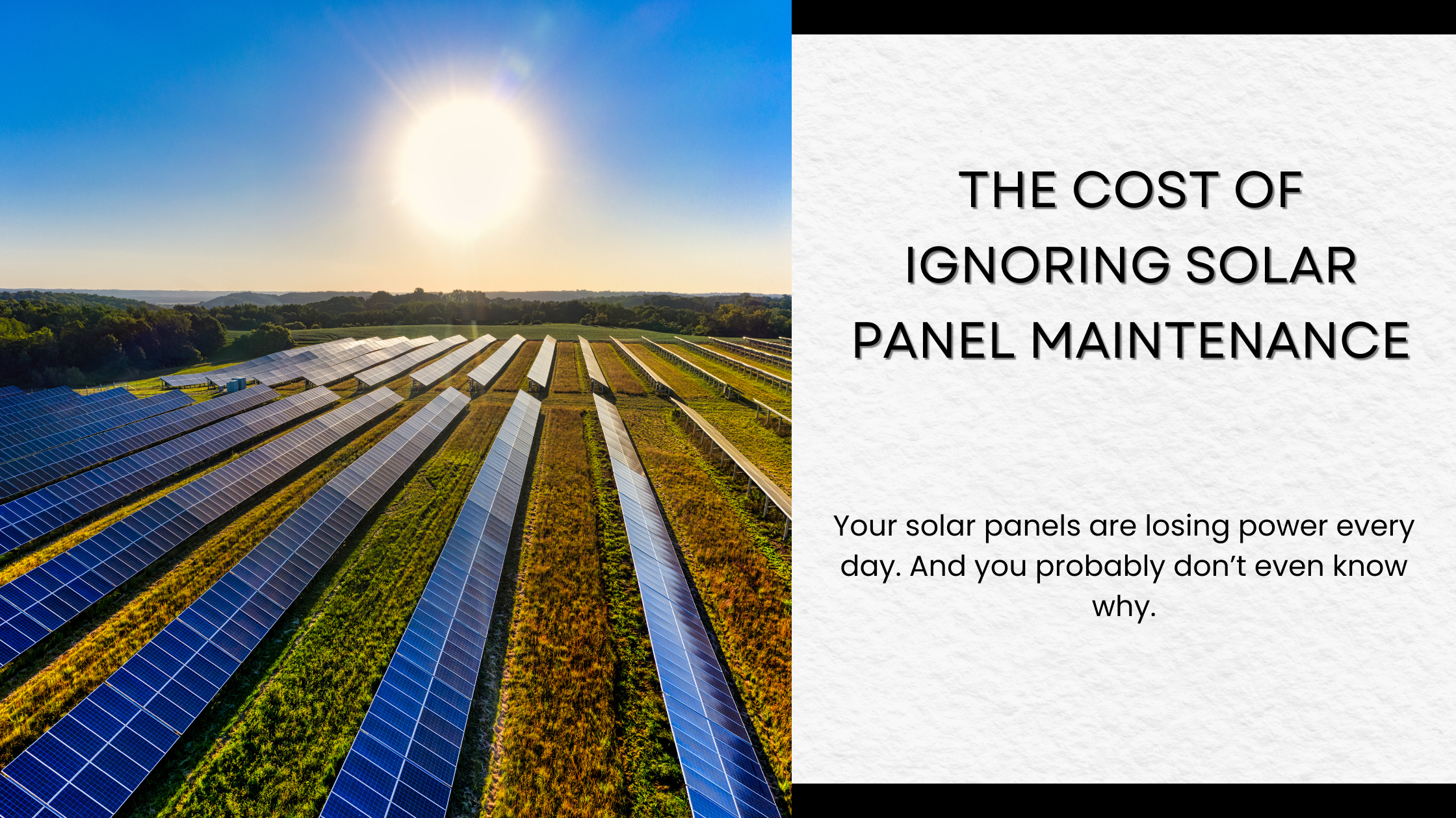 Solar Panel Maintenance