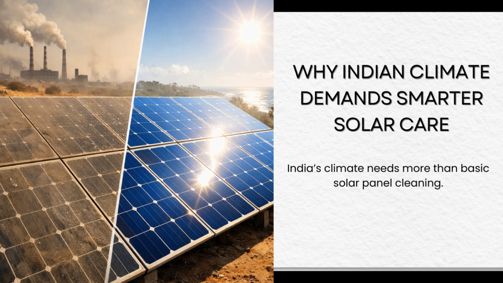 Why Indian Climate Demands Smarter Solar Care