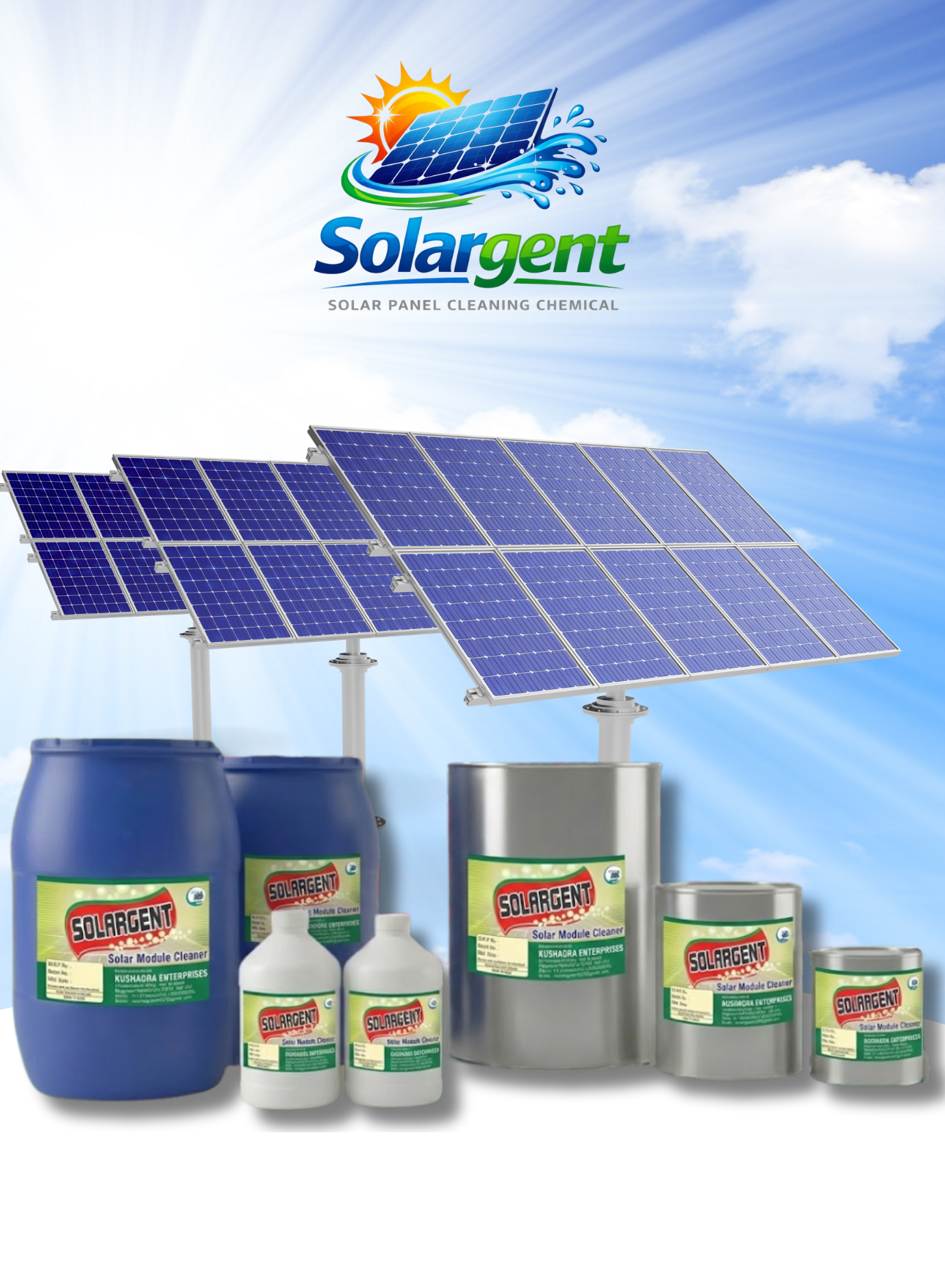 Solargent solar panel washing liquid