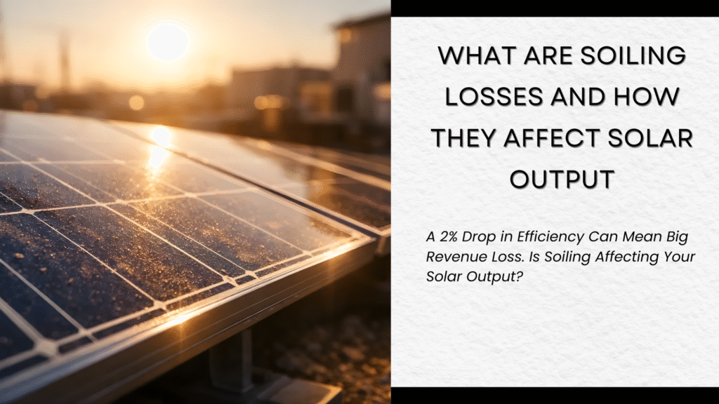 Soiling Losses || Solar Panel Cleaning Solutions