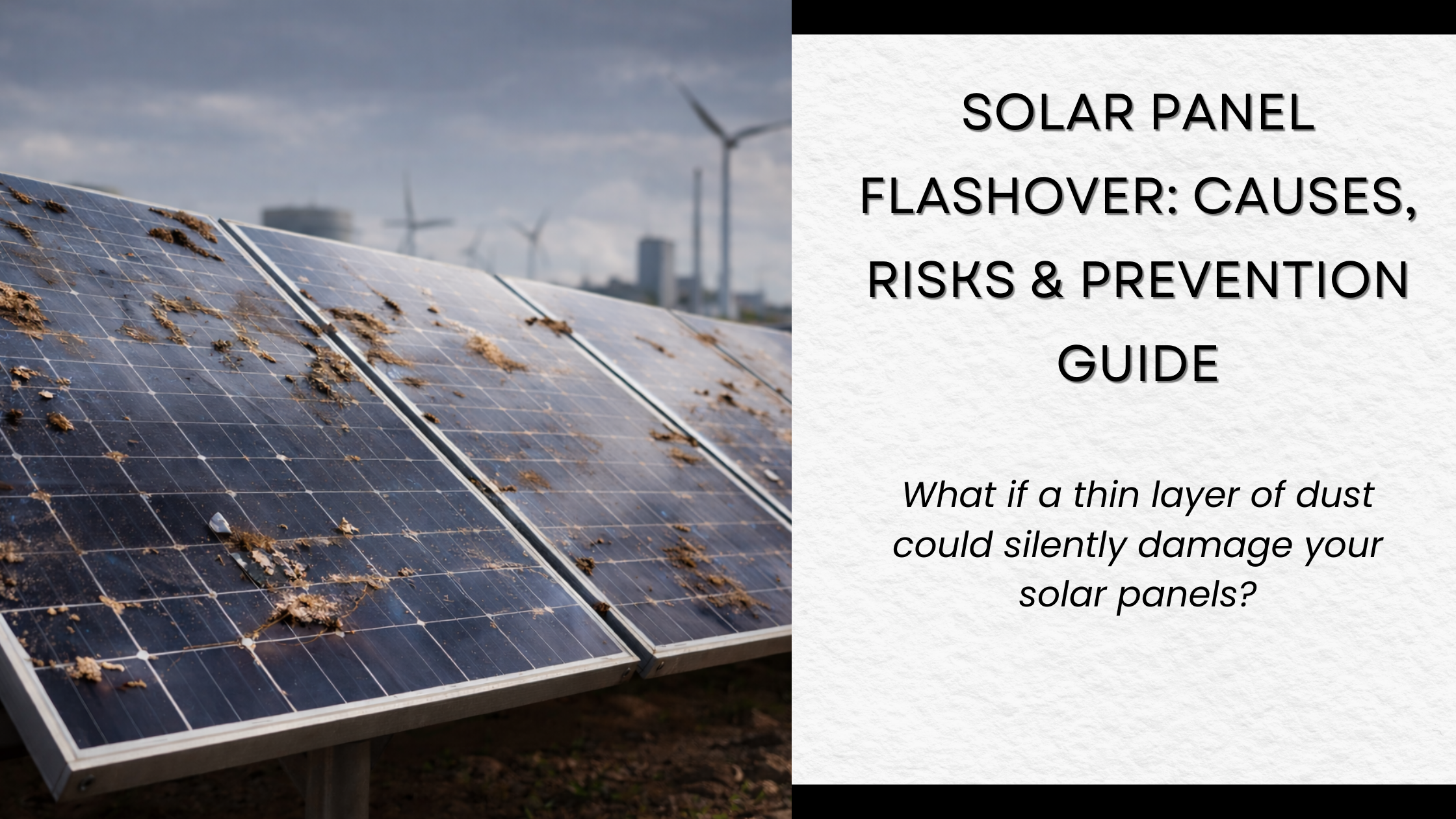 Solar Panel Flashover Causes