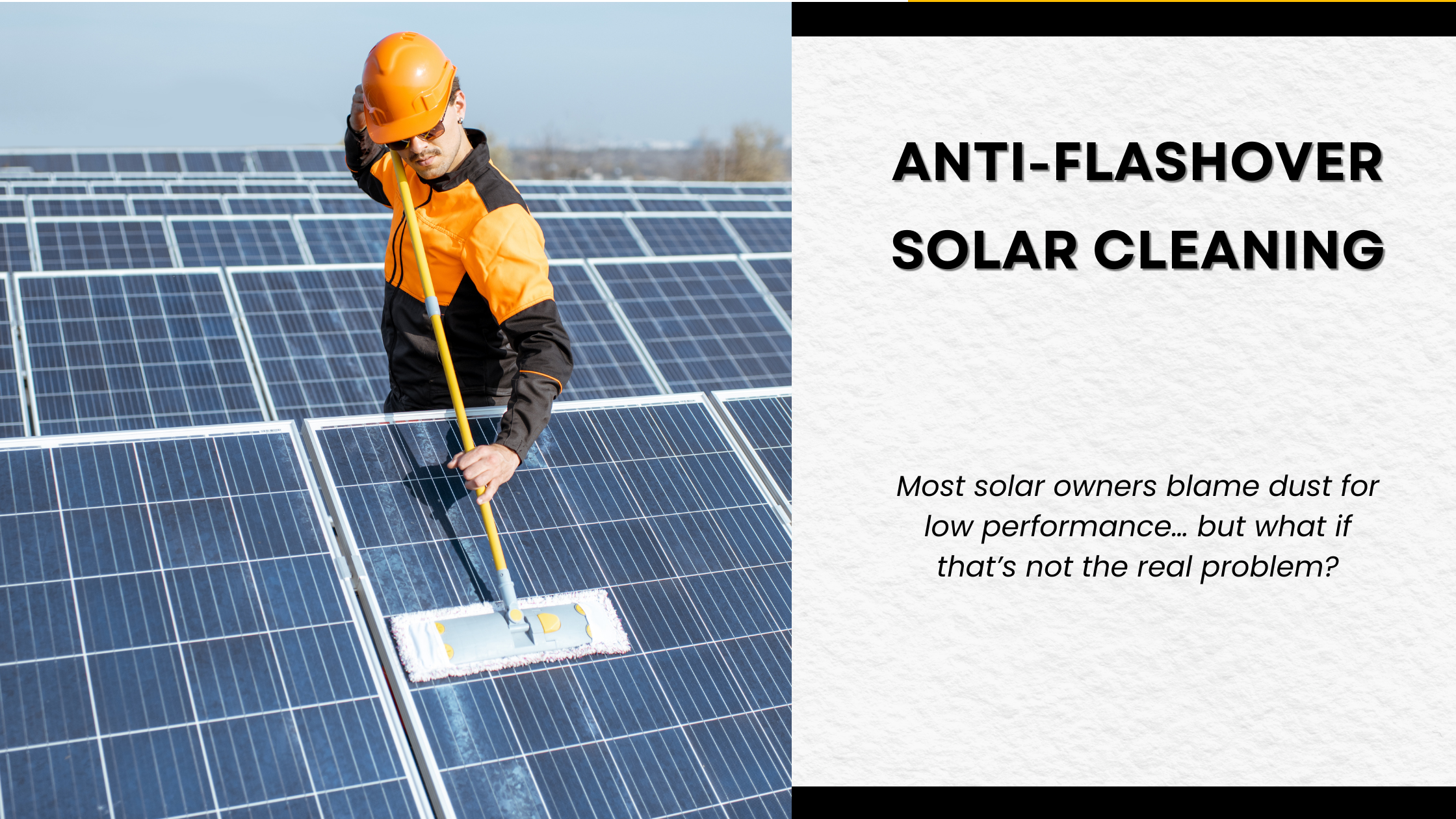 Anti-Flashover Solar Cleaning Chemical